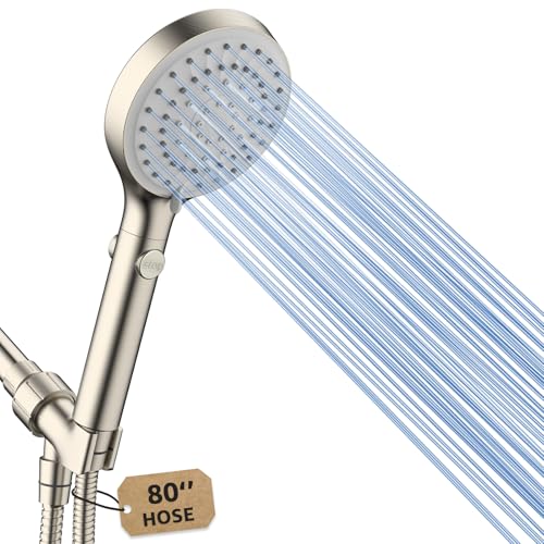 High Pressure Handheld Shower Head with Hose