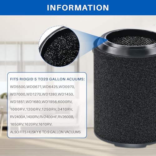 VF7000Filter Replacement for Ridgid Shop Vac 5
