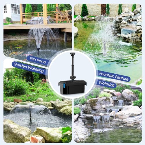 55W Solar Pond Pump with Filter Kit