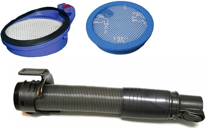 Replacement Filter Kit Compatible with Dyson DC24 Upright Vacuum Cleaners + Replacement DC24 Hose. Kit Includes Pre Filter Hepa Filter + Hose - AquaVibe