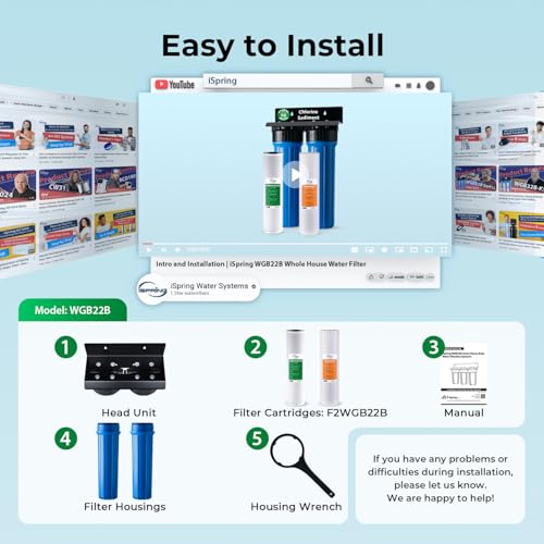 WGB22B 2 Stage Whole House Water Filtration System