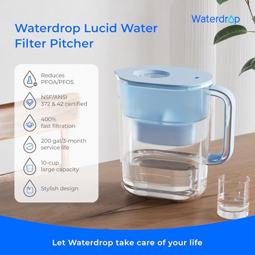 PT 07B Water Filter Pitcher with 3 Filters
