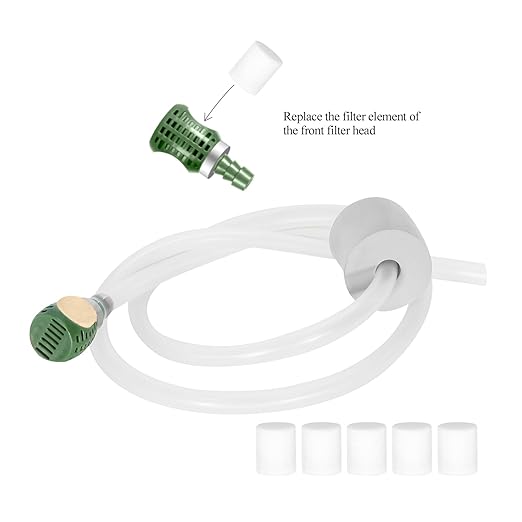 Membrance Replacement (2 Pack) for Timain Outdoor Portable Water Filter Pump,Water Filtration Systems,Perfect for Travel,Camping, Hiking,Fishing,Hunting,Emergency Preparedness (9000, Liters)