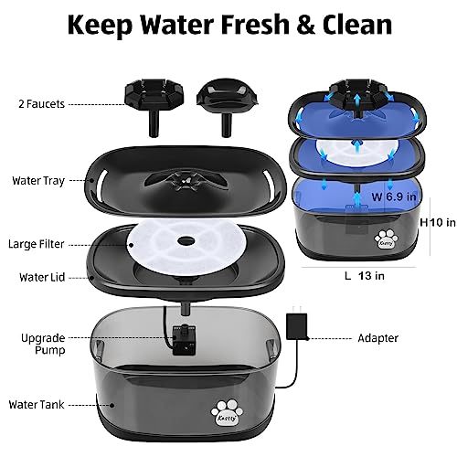 6 Pack 18CM Larger More Activated Carbon Replacement F
