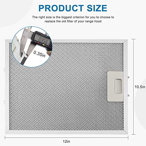Updated W10169961A Range Hood Filter Replacement 10.5 X 12 in