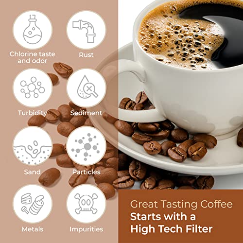 Pure Line Replacment for Mr. Coffee Water Filter Charcoal Disks. Universal Fit for Mr. Coffee Machines. (12 Count)