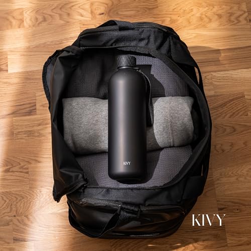 Large Water Bottle 50oz [Lightweight & Shatterproof] Fits Backpack & Cupholder for Travel