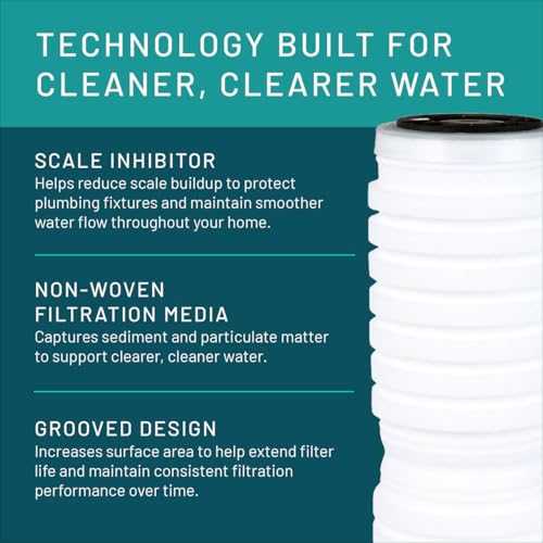 3M Aqua Pure Whole House Standard Sump Replacement Water Filter Drop (2 Count)
