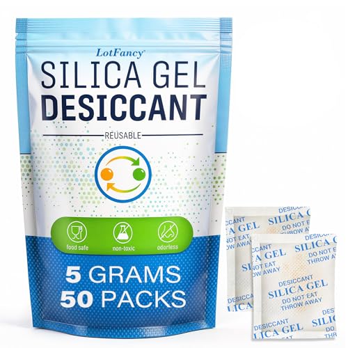 Silica Gel Packets 5 Gram (60 Count)