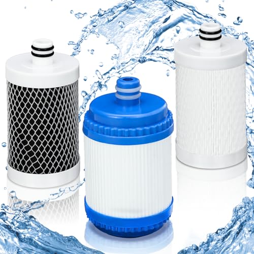 3 Stage RV Water Filter System Camper Water Filter for RV and Boat