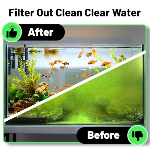 1'' Thick Aquarium Filter Floss 12"x 68" Poly Fiber Fish Tank Filter Media Water Polishing Filter Pad for Sump Canister Hang On Back Filter Cut to Size