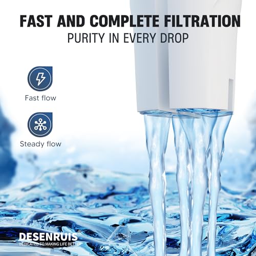 Water Filter Replacement Compatible with Brita Water Pitcher and Dispensers (3 Count)