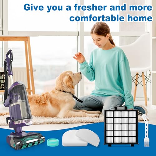 AZ4002 AZ4000 AZ4002W HEPA Filter Replacement Compatible with Shark POWERDETECT Upright Vacuum Cleaner and Shark Powered Lift (17 Count)