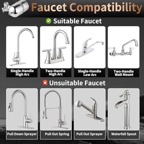 Stainless Steel Water Filter for Sink Faucet