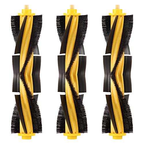 3 Pieces) N10 Roller Brushes Main Brush Replacement Parts for Ecovacs DEEBOT OZMO N10 N10 Plus 920 950 T8 AIVI Max T9 T5 N5 N7 N8+ N8 Pro DX55 DX93 DJ65 Roller Brush (3 Count)
