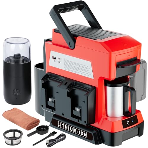 Cordless Coffee Maker for Milwaukee 18V Battery