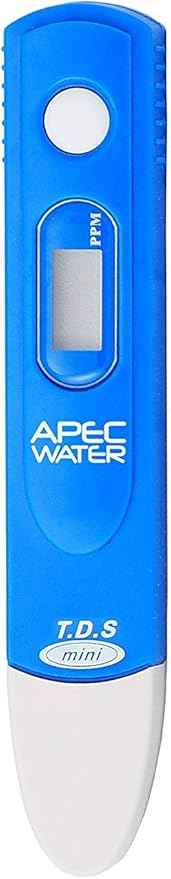 APEC TDS Meter Digital Water Quality TDS Test Kit Meter with Carrying Case, 0 to 1999 ppm Measurement Range, 1 ppm Resolution, +/- 2% Readout Accuracy