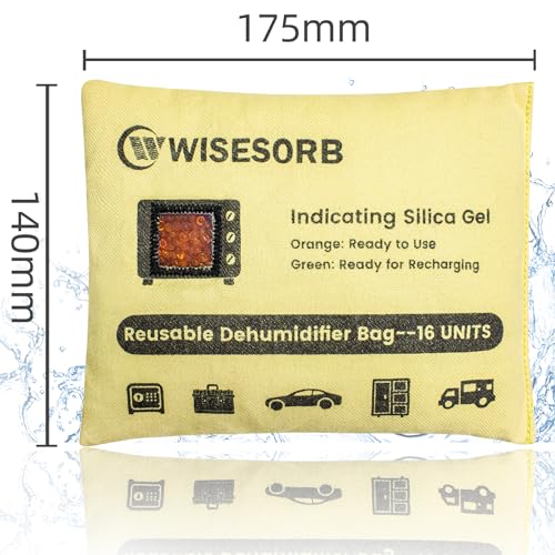 4 Pack 500G Reusable Silica Gel Desiccant Dehumidifier Bags