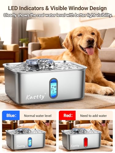 3.96 Gal Dog Water Fountain for Large Dogs