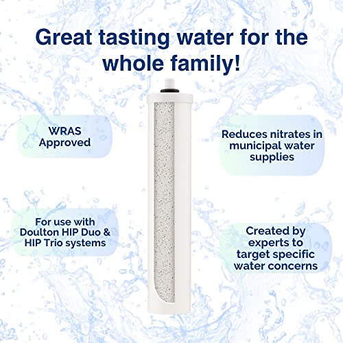 W9125047 ¦ 10" Nitrate Reduction Cartridge Drinking Water Filter ¦ BSP Thread ¦ For Use in the First Chamber of the Doulton Duo Housings ¦ 9F04 ¦ White