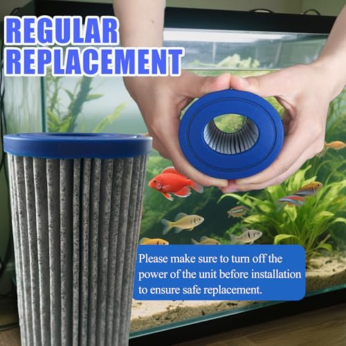 4PCS Upgraded Activated Carbon Micron Cartridge for Marineland (2 Count)