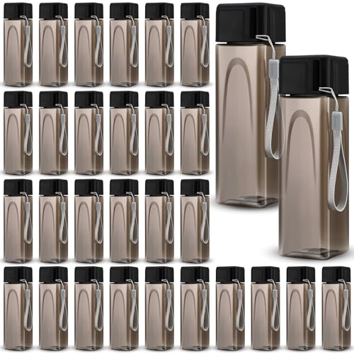 30 Pcs Water Bottles Bulk 17 Oz Plastic Leak Proof
