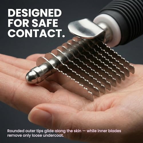 Poodle Dematting Fur Rake Comb Brush for Dogs and Cats