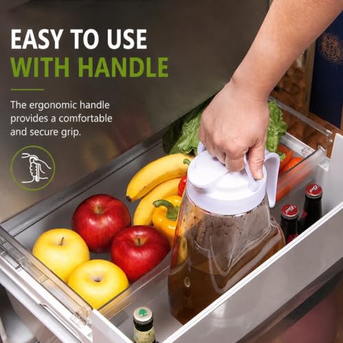 Large Water Pitcher for Fridge & Refrigerator