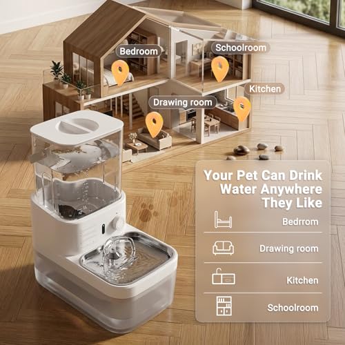 3L Filterless Cat Water Fountain