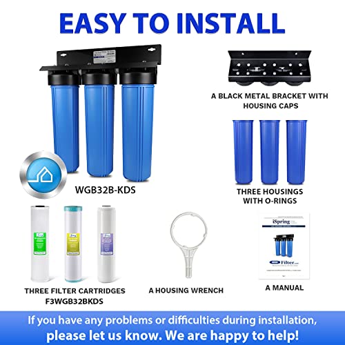 WGB32B KDS Ultimate Protection Whole House Water Filter System