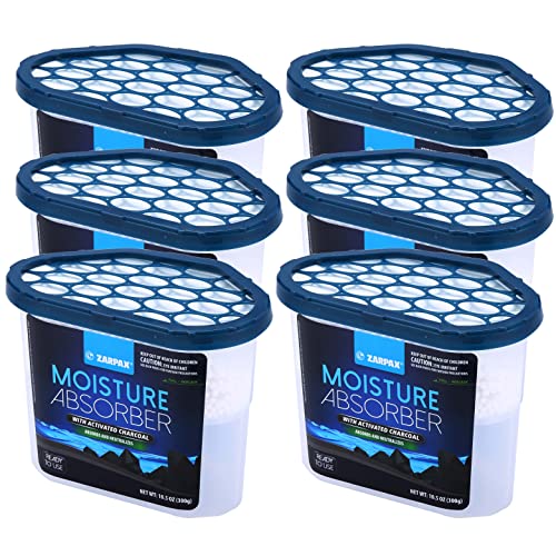 Moisture Absorber Activated Charcoal 10.5 oz (63 Ounce)