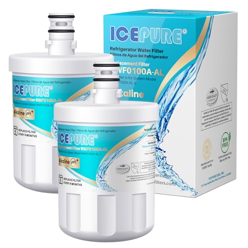 Alkaline 5231JA2002A Water Filter Replacement for LG LT500P (2 Count)