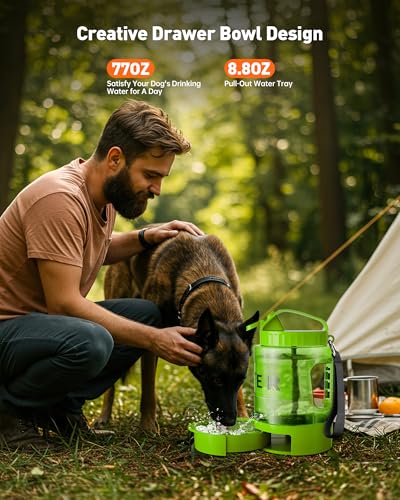 Portable Dog Water Bottle Bowl