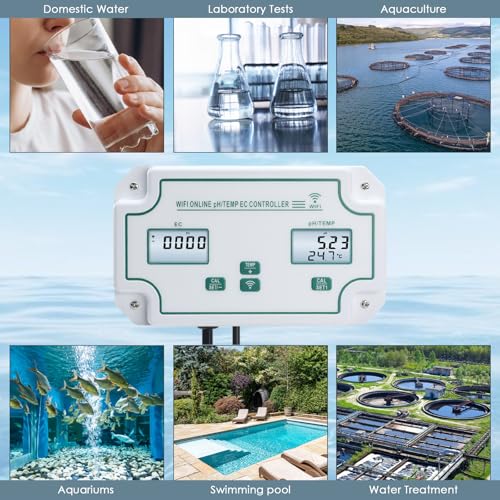 Smart EC pH Temperature Monitor for Hydroponics