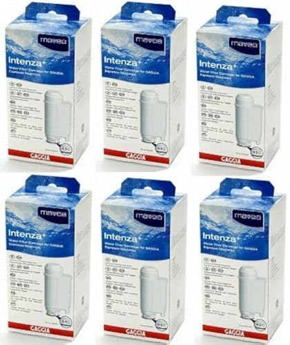 Mavea Intenza Water Filter for Saeco & Gaggia Espresso Machines (6 Count)