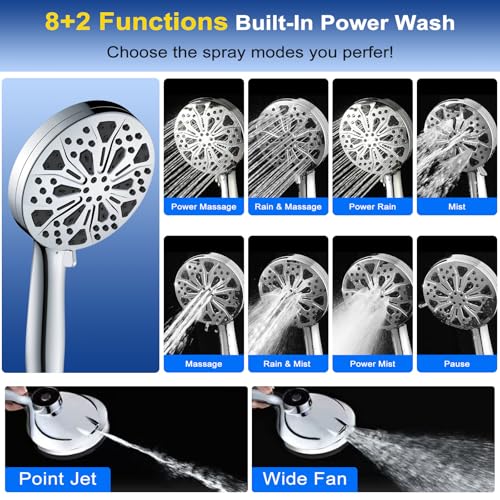 Handheld Shower Head Filter with Magnetic 10