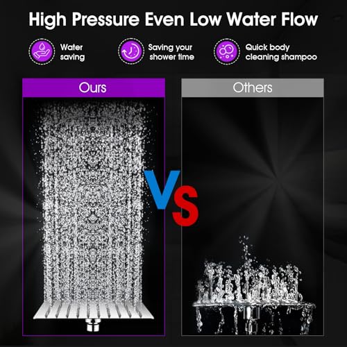 Filtered Shower Heads with Handheld Spray Combo