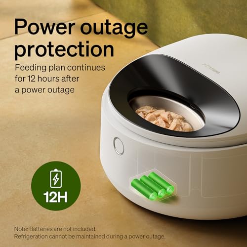 Automatic Cat Feeder Wet Food with Stainless Steel Bowl