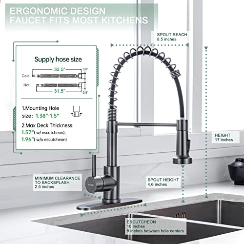 Pull Down Kitchen Faucet