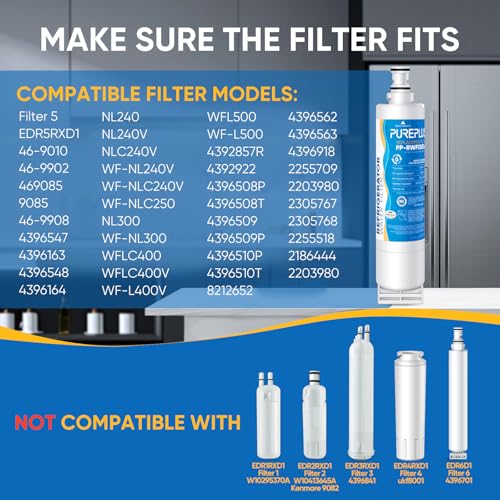 4396508 Refrigerator Water Filter (4 Count)