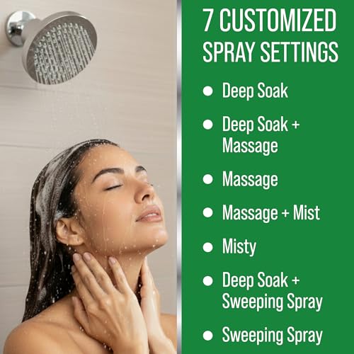 Lab Tested Filtered Shower Head for Hair & Skin
