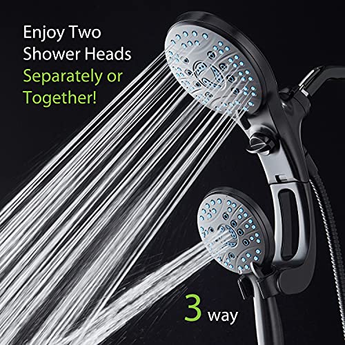 AquaCare 50 mode High Pressure Shower Head Combo with Arm & Dual Power Wash