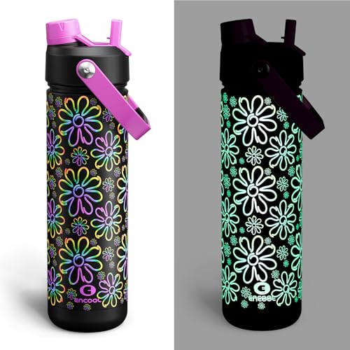 Insulated Water Bottle with Straw Stainless Steel Water Bottle