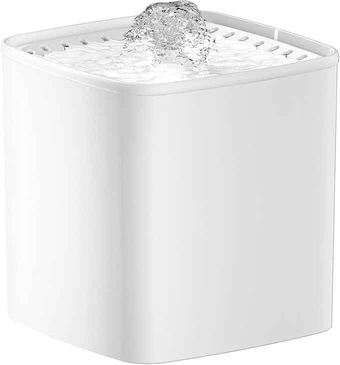 92oz Cat Water Fountain - USB Cat Fountain for Drinking, Indoor Pet Water Fountain for Cats, Automatic Cat Water Dispenser Bowl, Ultra Silent Drinking Fountain for Cats and Small Dogs