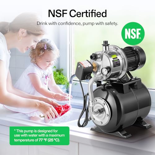 1.6 HP Shallow Well Pump with Pressure Tank