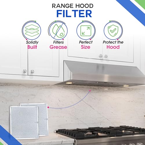 Stove Vent Filter 9.9"x11.6" 97007894 Fits Nutone Broan Range Hood Filter