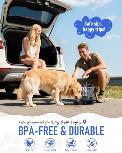 Dog Water Bottle Travel Bowl