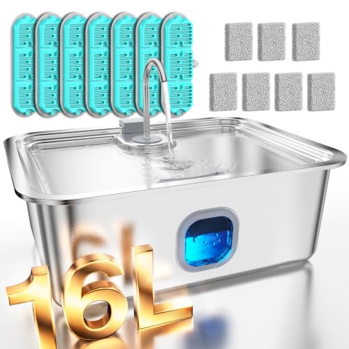 4.2Gal Dog Water Fountain for Large Dogs