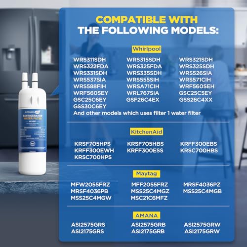 W10295370A Water Filter Replacement Compatible with Whirlpool EDR1RXD1