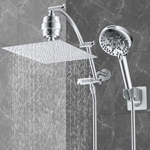 12" Dual Filtered Shower Head Combo